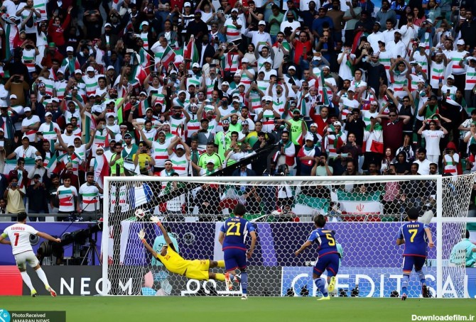 گزارش تصویری بازی ایران و ژاپن در جام ملت های آسیا 2023