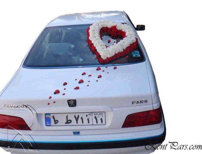 مدل تزیین ماشین عروس با پاپیون و با بادکنک + قیمت گل آرایی و گل ...