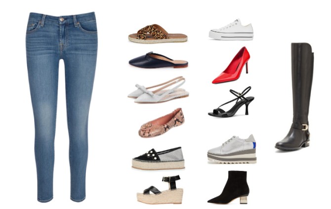 با مدل های شلوار جین زنانه چه کفشی بپوشیم؟ | 7 مدل + عکس