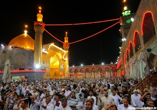 مراسم شب قدر در حرم حضرت علی (عکس)
