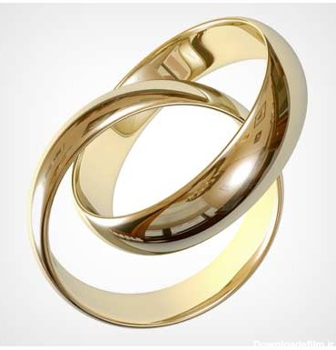 دانلود تصویر با کیفیت از حلقه های طلایی نامزدی (حلقه های ازدواج)