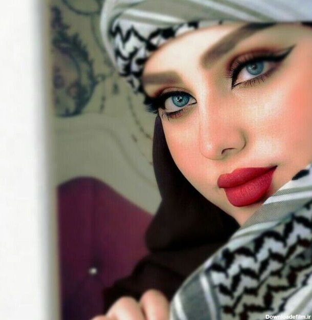 ویسگون عکس دخترونه با چفیه عربی