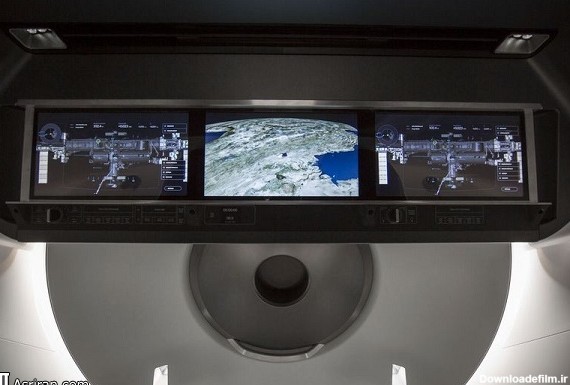 انتشار تصاویری از داخل فضاپیمای سرنشین‌دار اسپیس‌اکس