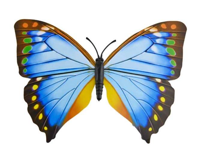دانلود طرح پروانه مصنوعی آبی