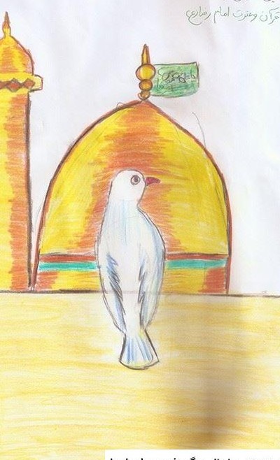 عکس نقاشی حرم حضرت محمد