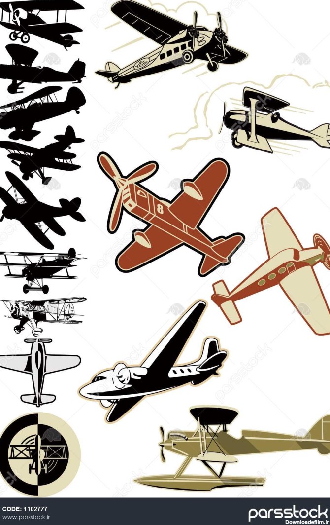 هواپیما های قدیمی و مجموعه هواپیمای دوباله 1102777