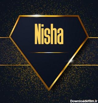 عکس پروفایل اسم انگلیسی نیشا طلایی Nisha