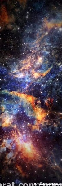 تصویر زمینه زنده کهکشان