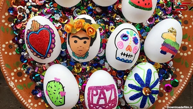 چند ایده زیبا برای دیزاین تخم مرغ رنگی عید + عکس