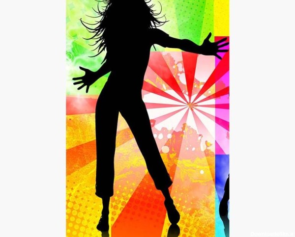 عکس دختر در حال رقص برای پروفایل - دیجیت باکس - DigitBox
