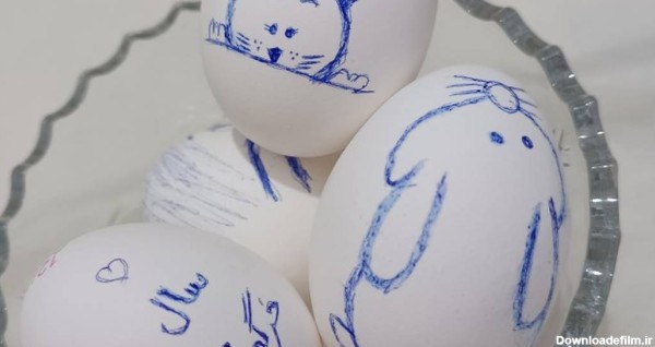 تزیین تخم مرغ (ایده برای سفره هفت سین) سال خرگوش 🐰🐰🐰