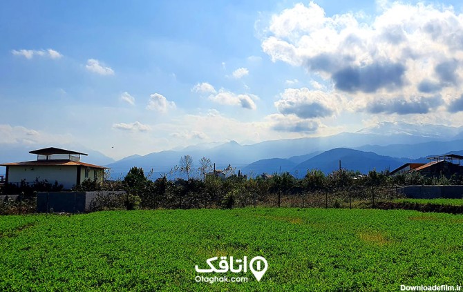 نمایی زیبا از اطراف شهر رامسر در استان مازندران