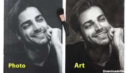 چهره کامل مرد بخش1 | آموزش نقاشی ارژنگ نوین مجازی آنلاین