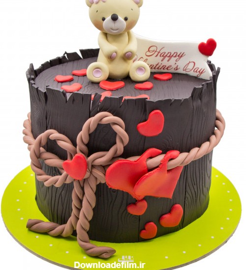 کیک خرس ولنتاین (BB665) | قنادی ناتلی