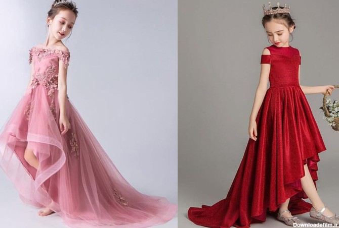 انواع مدل لباس بچه گانه دخترانه مجلسی ترند سال 2022 - بانی مگ
