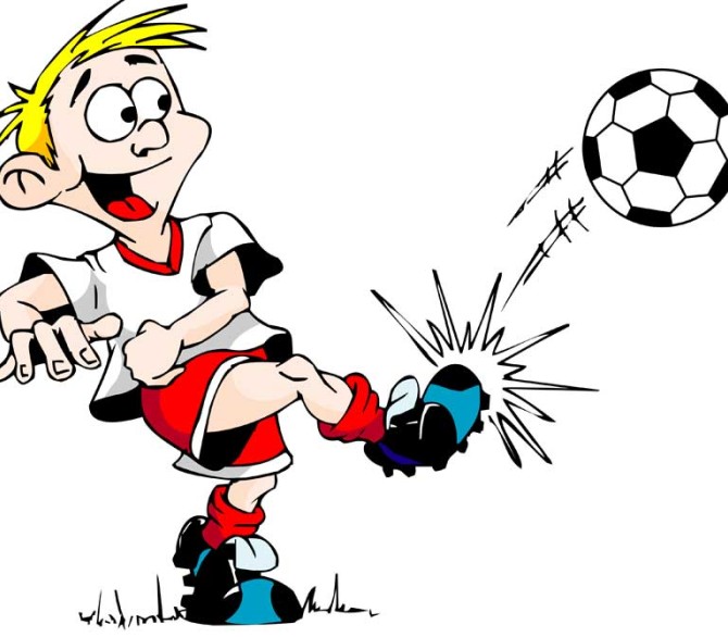 دانلود طرح پسر بچه فوتبالیست