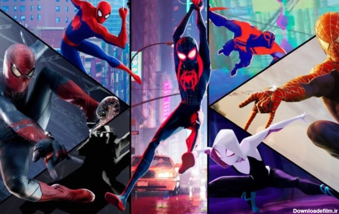 همه عنکبوتی‌ها در انیمیشن Spider-Man: Across the Spider ...