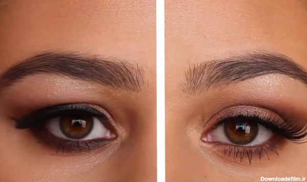 آموزش خط چشم برای چشم های پف دار | آموزشگاه آرایشگری شیما وفایی