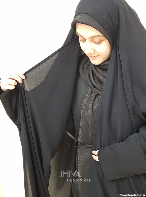 چادر بحرینی لبنانی صدفی آستین بلند