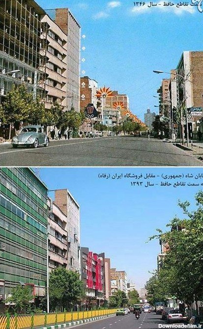 عکس: خیابان های تهران در گذر زمان