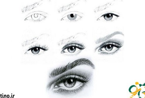 آموزش نقاشی چشم و ابرو با مداد ✏️ | 0 تا 100 طراحی چشم برای ...