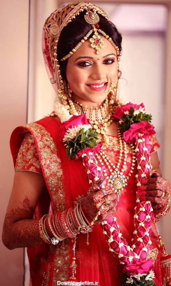 عکس مدل لباس مجلسی عروس هندی شیک و زیبا