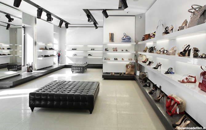 طراحی دکوراسیون داخلی مغازه کفش فروشی | پایا دکور ...