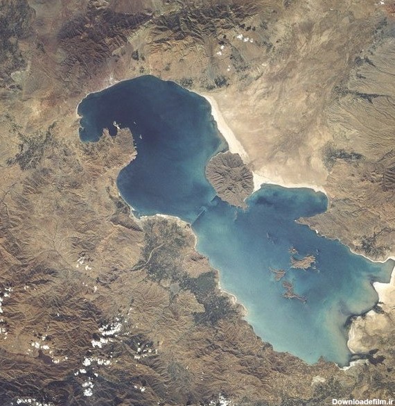 جدیدترین وضعیت دریاچه ارومیه + فیلم | جزیره‌های شمال‌غرب دریاچه غرق آب شدند