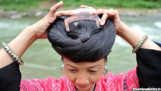 بلندترین موی سر جهان را زنان این روستا دارند + تصاویر
