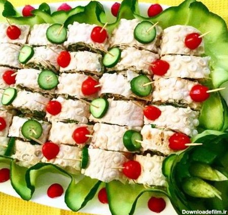 تزیین نان و پنیر و سبزی برای سفره افطار - تابناک | TABNAK