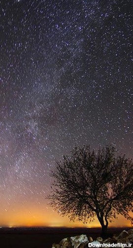 عکس زیبا شب پر ستاره