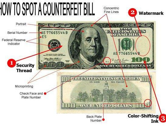 چگونه دلار تقلبی را تشخیص دهیم؟/عکس - بهار نیوز