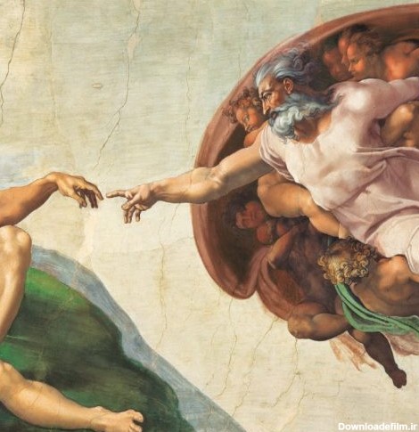 میکل آنژ ) نقاشی آفرینش آدم کلیسای سیستین - ویرگول