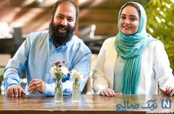 عکس عروسی نرگس محمدی و همسرش