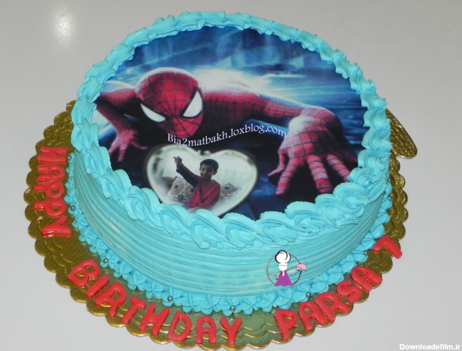 کیک تصویری مرد عنکبوتی :: مطبخ خانومی