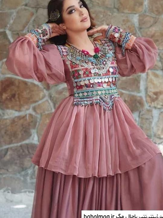 مدل لباس مجلسی ساده افغانی