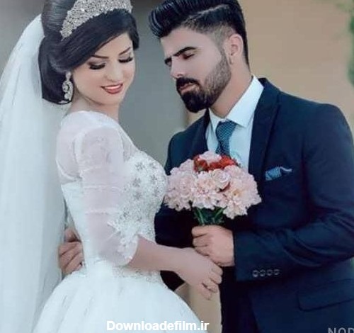عکسهای ژست گرفتن عروس و داماد ۱۴۰۰ - عکس نودی