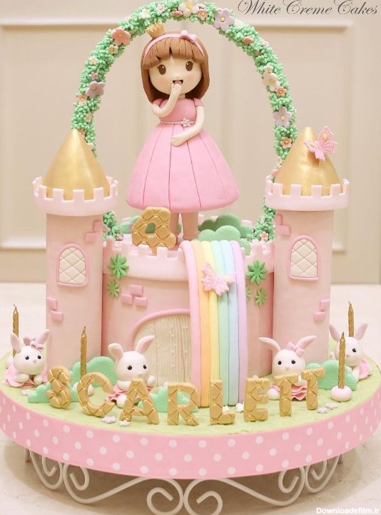 30 مدل کیک تولد دخترانه (از یک سال تا 17 سال) | بزمینه