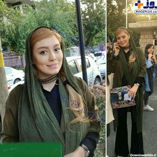 تیپ خیابانی جدید بازیگر زن مشهور این روزهای سینمای ایران + عکس