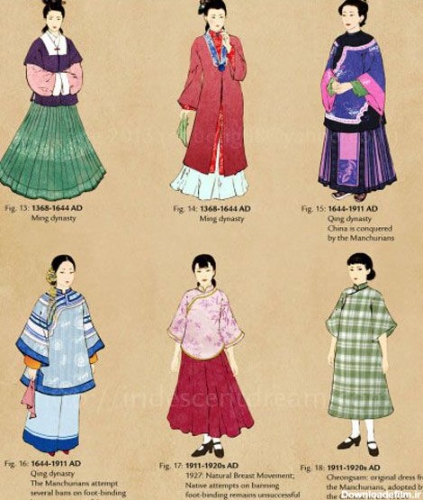لباس های سنتی چینی در طول تاریخ??? چی بود؟!⁉️ چی شد؟!⁉️ - ویرگول