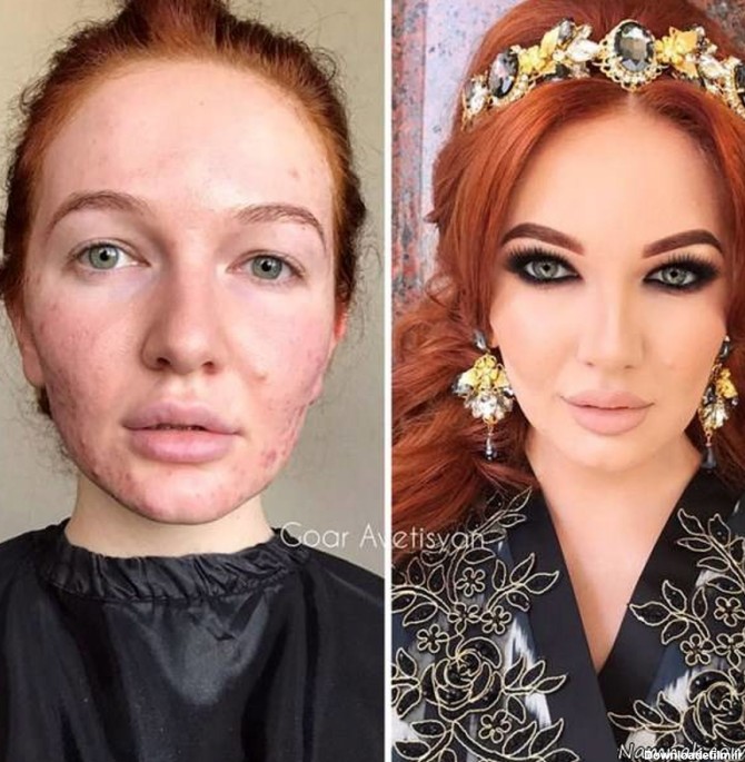 معجزه آرایش ، 20 عکس باورنکردنی از قبل و بعد آرایش