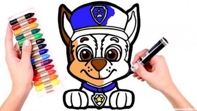 آموزش نقاشی برای کودکان - قسمت 50 - کارتون سگ های نگهبان