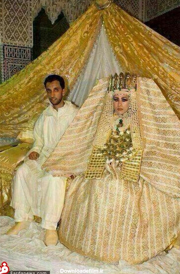 گرانترین لباس عروس دنیا بر تن دختر سعودی +عکس