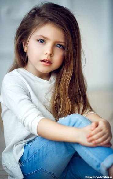 عکس دختر بچه خوشگل چشم آبی