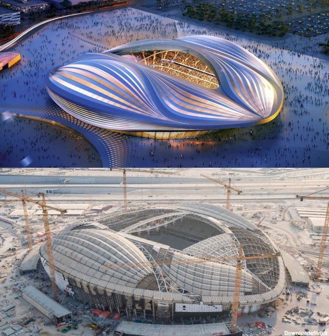 تصاویر: ورزشگاه‌های رویایی در انتظار جام جهانی ۲۰۲۲