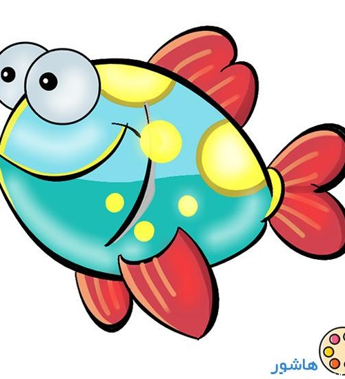 عکس ماهی کارتونی ساده