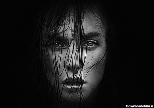 15 عکس پرتره سیاه و سفید هنری از چهره های دخترانه و مردانه