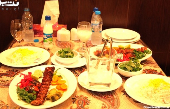 منو غذاهای ایرانی در رستوران سنتی الهیه