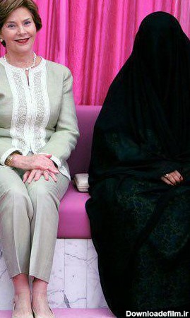 تصویری بسیار عجیب از همسر بوش در کنار همسر پادشاه عربستان