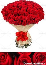 خرید و قیمت عکس دسته گل عروس رز قرمز با کیفیت عالی | ترب